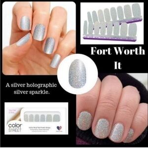 Color Street Glittering “Fort Worth It”  Nail Polish Strips